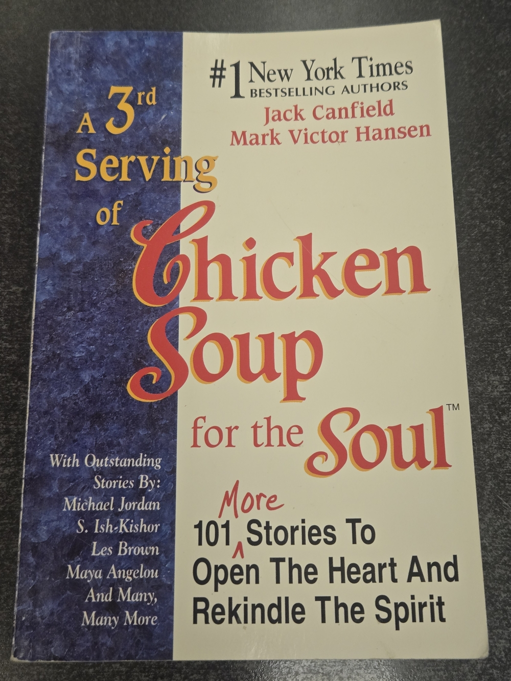 Chicken Soup for the Soul — A 3rd Serving (Cream & Navy)